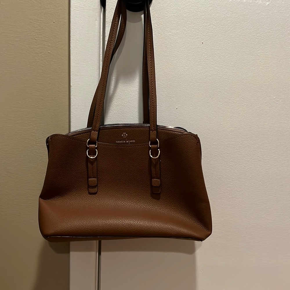 Brown/Tan Handbag- brand is Nanette Lepore